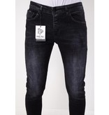 TRUE RISE Heren Jeans Slim Fit - 5508 - Zwart