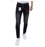 TRUE RISE Heren Jeans Slim Fit - 5508 - Zwart