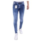 TRUE RISE Heren Jeans Slim Fit- 5305 - Licht Blauw