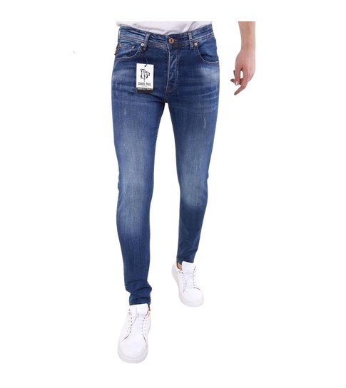 TRUE RISE Nette Jeans Heren met Stretch - 5304 - Blauw