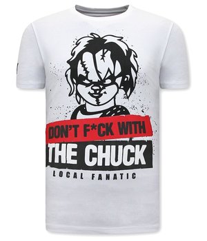 Local Fanatic Chucky T-shirt Heren  - Wit