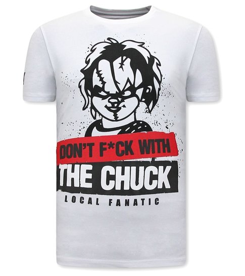 Local Fanatic Chucky T-shirt Heren  - Wit