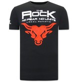 Local Fanatic The Rock Heren T-shirt  - Zwart Local Fanatic The Rock Heren T-shirt  - Zwart