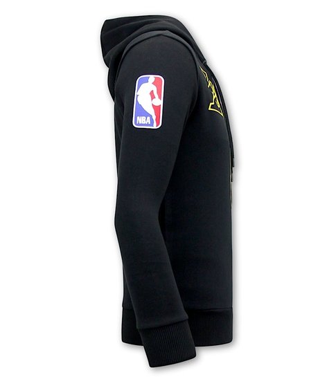 Local Fanatic Hoodie Heren Print - Lakers - Zwart