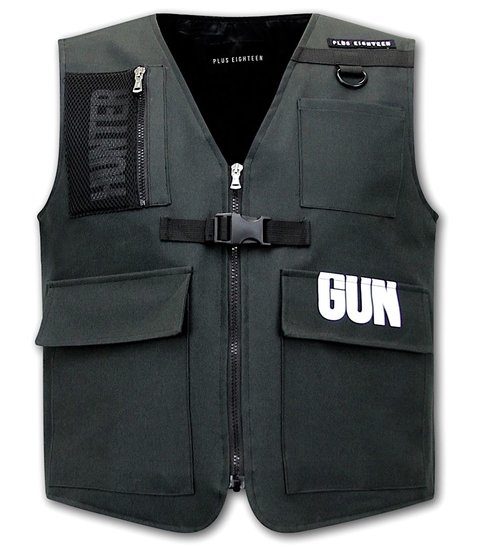 TONY BACKER Gun Hunter Heren Vest -Zwart