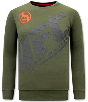 Local Fanatic Heren Sweater - UFC - Groen