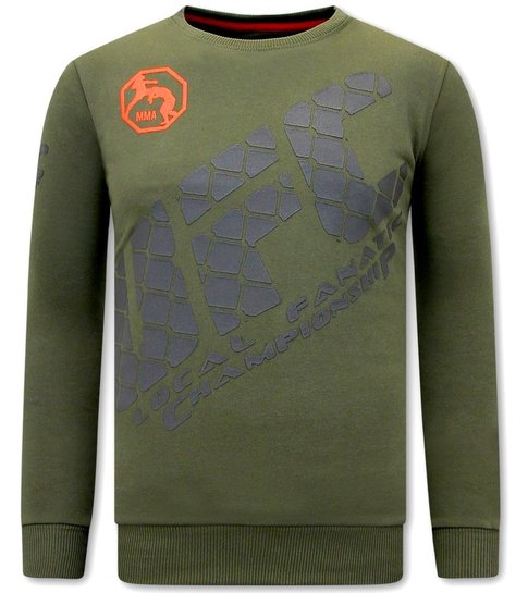 Local Fanatic Heren Sweater - UFC - Groen