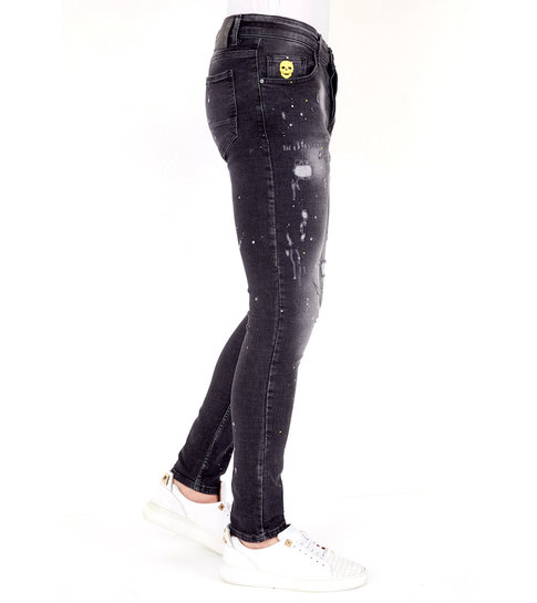 LF Exclusieve Zwarte Jeans Heren Slim fit - 1033- Zwart