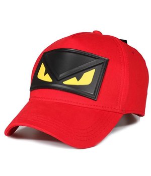 Enos Baseball Cap Heren - Yellow Eye - Rood