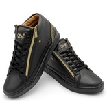 Cash Money Heren Sneaker - Cesar Full Black - CMS98 -Zwart