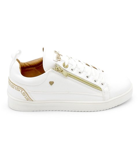 Cash Money Heren Sneakers - Cesar Full  White - CMS97 - Wit