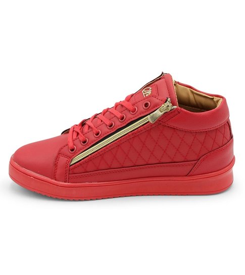 Cash Money Heren Sneaker - Jailor Full Red - CMS98 - Rood
