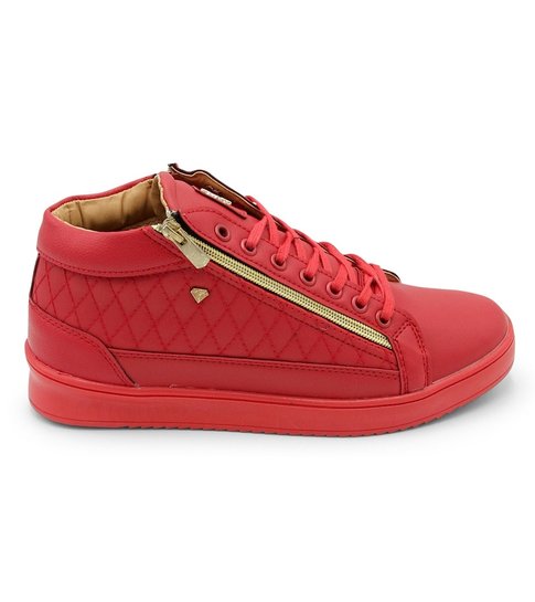 Cash Money Heren Sneaker - Jailor Full Red - CMS98 - Rood