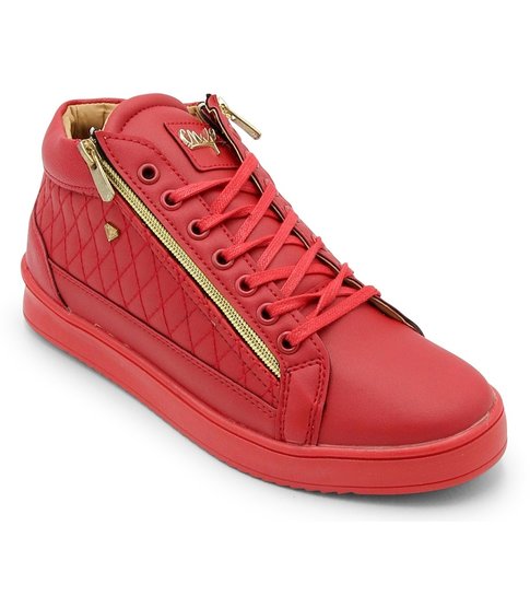 Cash Money Heren Sneaker - Jailor Full Red - CMS98 - Rood