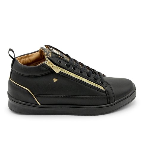 Cash Money Heren Sneaker - Majesty Black - CMS98 - Zwart