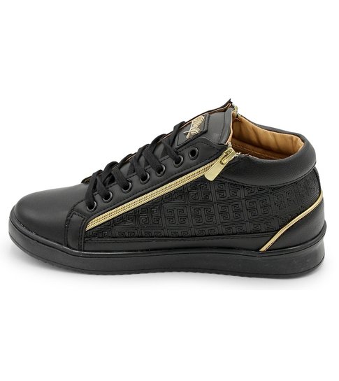 Cash Money Heren Sneaker - Maya Full Black- CMS98 - Zwart