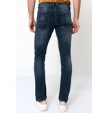 TRUE RISE Slim Fit Spijkerbroeken Heren - A-11049 - Navy