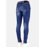 LF Exclusieve Heren Jeans met Verfspetters - 1026 - Blauw