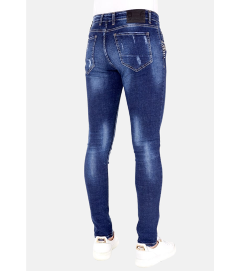 LF Exclusieve Heren Jeans met Studs - 1025 - Blauw