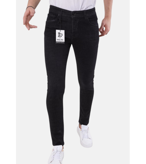 TRUE RISE Heren Jeans Slim Fit- 5509 - Zwart
