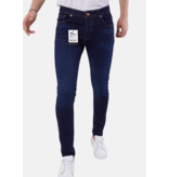 TRUE RISE Heren Jeans Slim Fit Navy - 5306 - Donker Blauw