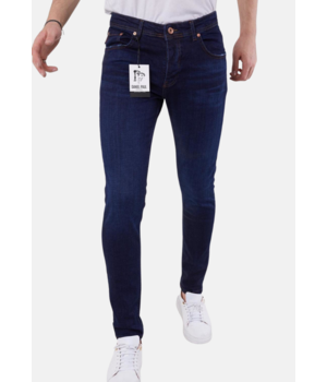 TRUE RISE Heren Jeans Slim Fit Navy - 5306 - Donker Blauw