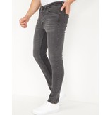 TRUE RISE Grijze Jeans Heren Regular Fit - DP02 - Grijs