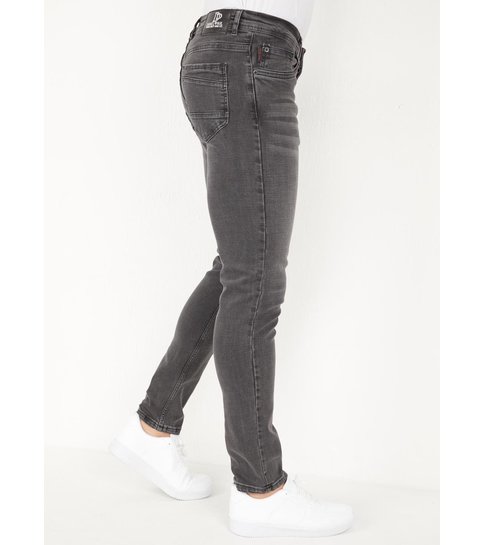 TRUE RISE Grijze Jeans Heren Regular Fit - DP02 - Grijs