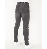 TRUE RISE Grijze Jeans Heren Regular Fit - DP02 - Grijs