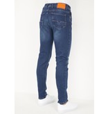 TRUE RISE Donkerblauwe Jeans Heren Regular Fit - DP05 - Blauw