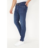 TRUE RISE Donkerblauwe Regular Fit Jeans Heren - DP07 - Blauw