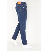 TRUE RISE Donkerblauwe Regular Fit Jeans Heren - DP07 - Blauw