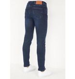 TRUE RISE Blauwe Heren Denim Jeans Regular Fit - DP13 - Blauw