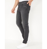 TRUE RISE Nette Regular Fit Jeans Heren - DP16- Grijs