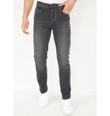 TRUE RISE Nette Regular Fit Jeans Heren - DP16- Grijs