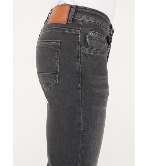 TRUE RISE Nette Regular Fit Jeans Heren - DP16- Grijs