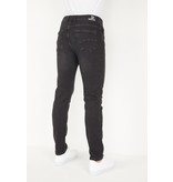 TRUE RISE Spijkerbroek Heren Stretch Regular Fit Jeans - DP17- Grijs