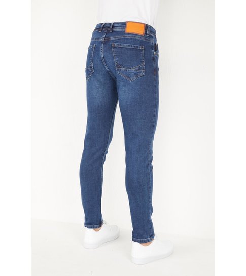 TRUE RISE Stretch Spijkerbroek Heren Regular Fit -DP20 - Blauw