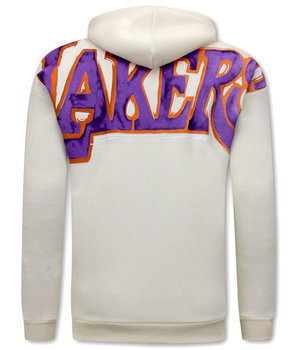 IKAO Lakers Heren Oversized Hoodie - Beige