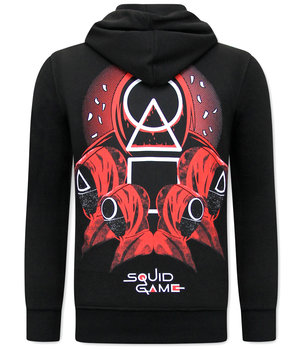 IKAO Squad Game Oversized Hoodie - Zwart