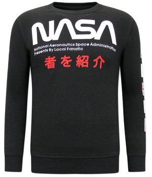 LF Amsterdam Heren Sweater - NASA International - Zwart