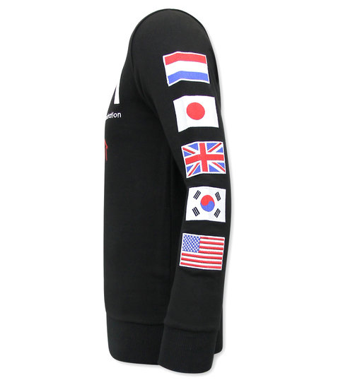 LF Amsterdam Heren Sweater - NASA International - Zwart