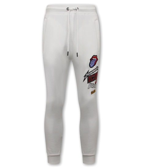 LF Amsterdam Exclusieve Joggingpak Heren - ICON Rocks - Wit