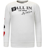 LF Amsterdam Exclusieve Joggingpak Mannen - Ballin Las Vegas - Wit