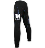 LF Amsterdam Exclusieve Mannen Joggingspak - ICON Painted - Zwart