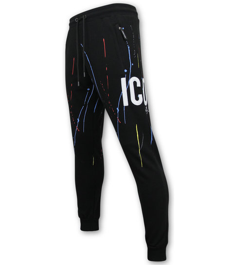 LF Amsterdam Exclusieve Mannen Joggingspak - ICON Painted - Zwart