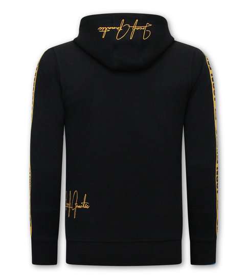 LF Amsterdam Mannen Trainingspak - Hooded Ribbon - Zwart / Gold