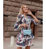 PARISIAN Royal Luxe Print Jurk - 2223 - Wit /Blauw