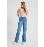 Robin-Collection Dames Jeans High Waist - D83578 - Blauw
