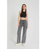 Robin-Collection Basic Dames Jeans  High Waist - D83606 - Grijs